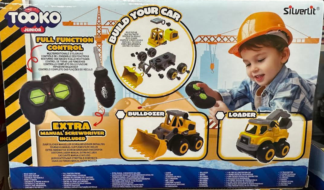 TOOKO My First R/C Construction Cars - Bulldozer req 4 x AA batteries