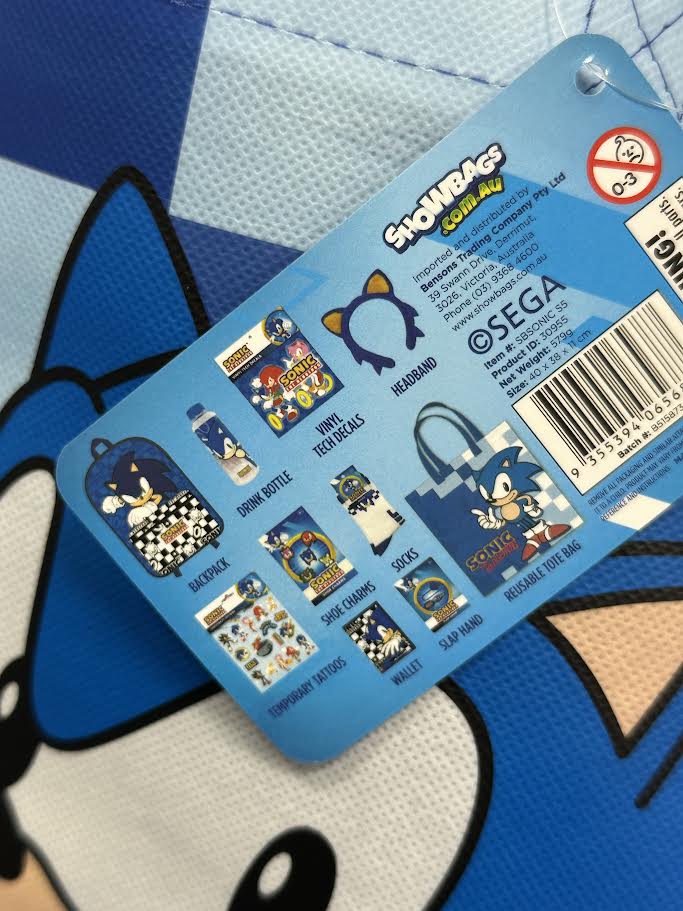 Show Bag Sonic The Hedgehog S5