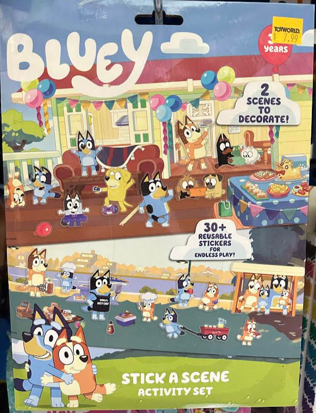 Bluey Stick A Scene
