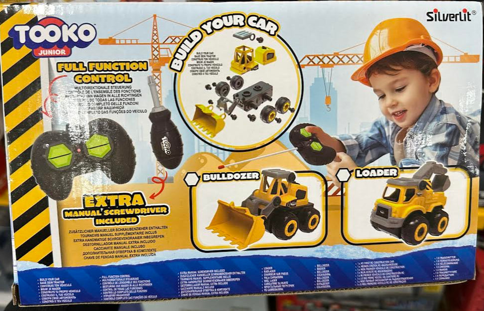 TOOKO My First R/C Construction Cars - Loader req 2 x AA batteries