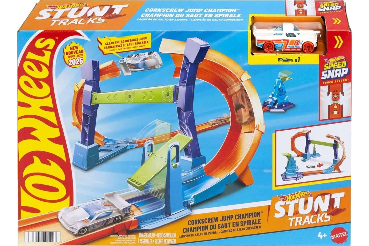 Hot Wheels Action Corkscrew Jump Champion JFH36