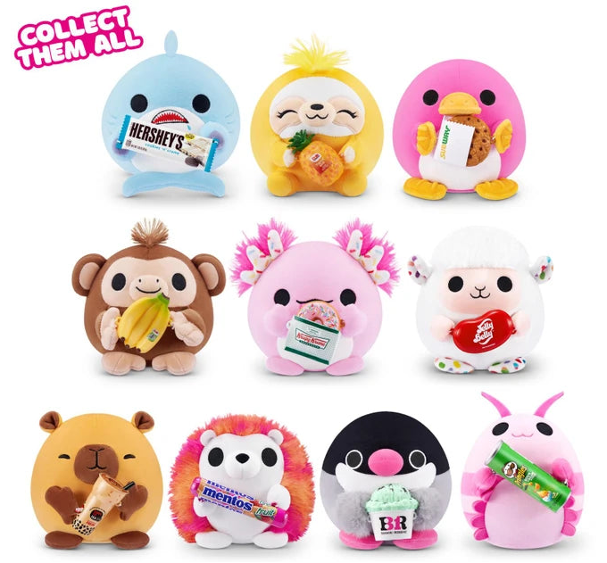 Zuru Mini Brands Snackles Small Plush S2 W2 Assorted