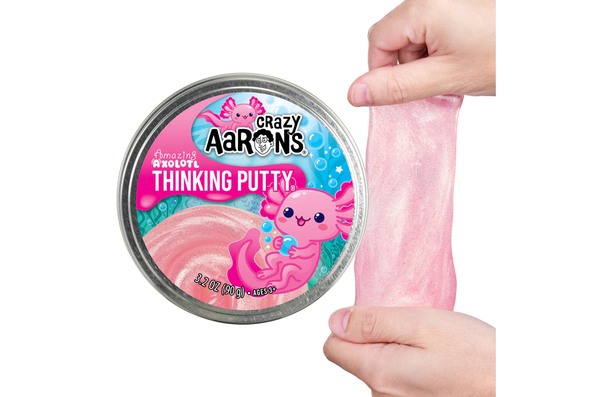 Crazy Aarons Putty Amazing Axolotl 90g Tin