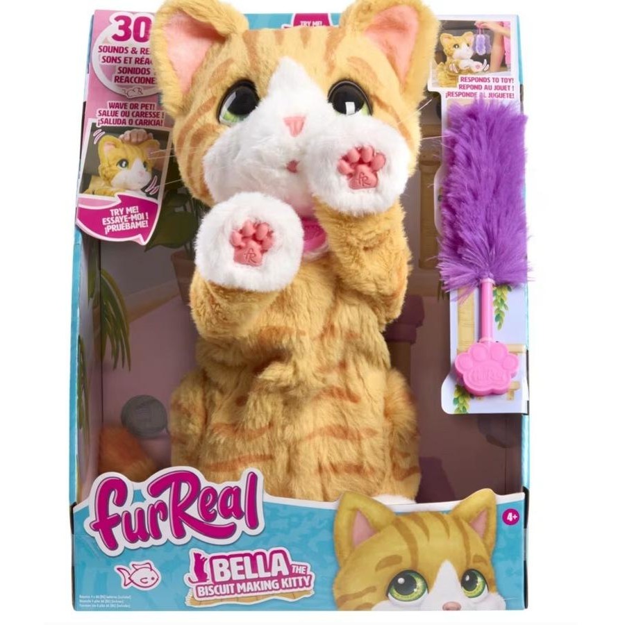 Fur Real BELLA the Biscuit Making Kitty - Req 4 AA Batteries
