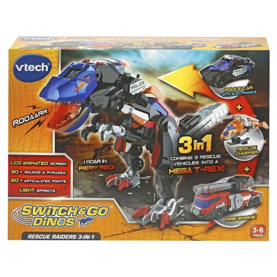 Vtech Switch & Go Dinos Rescue Raiders 3 in 1
