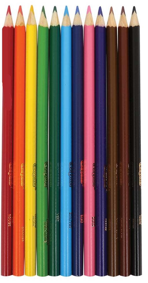 Crayola Triangular Coloured Pencils 12pack