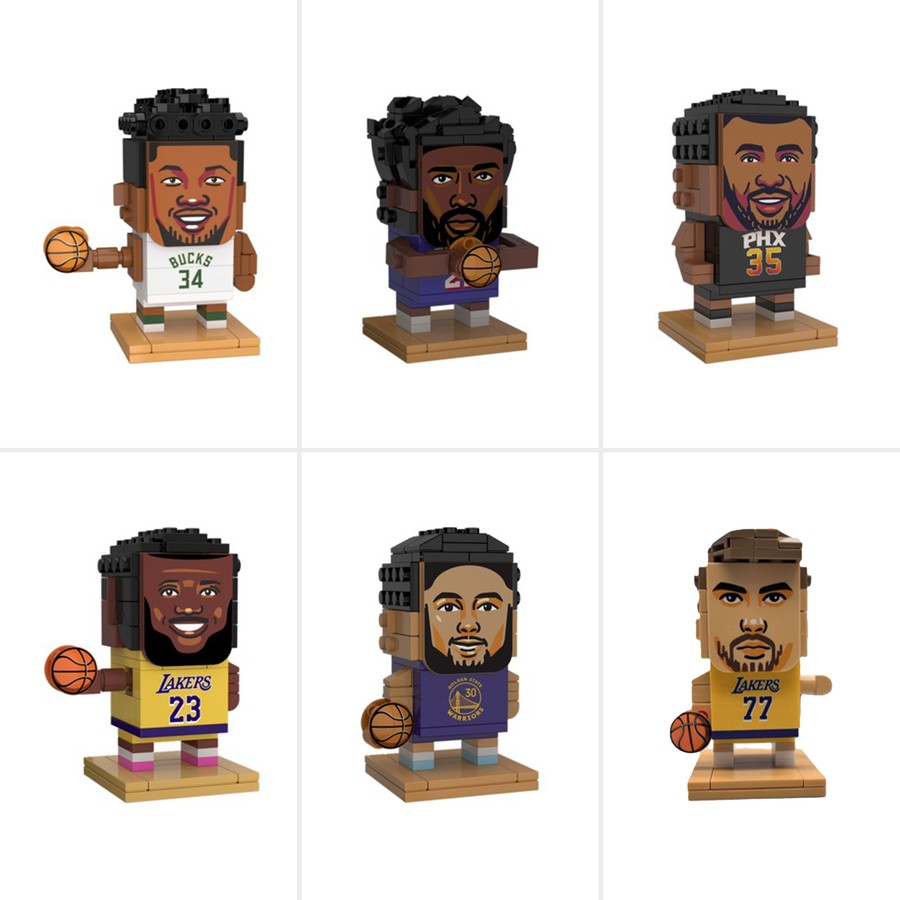 NBA Brick Heroes Figures Assorted