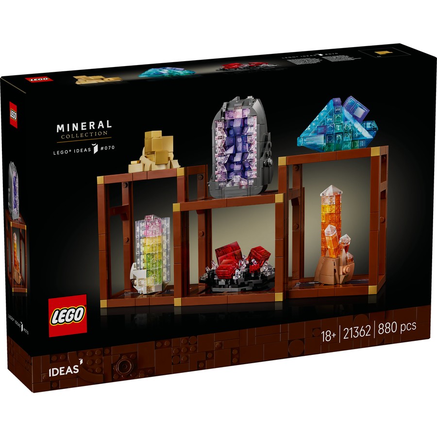 Lego 21362 Ideas Minerals Display Shelf