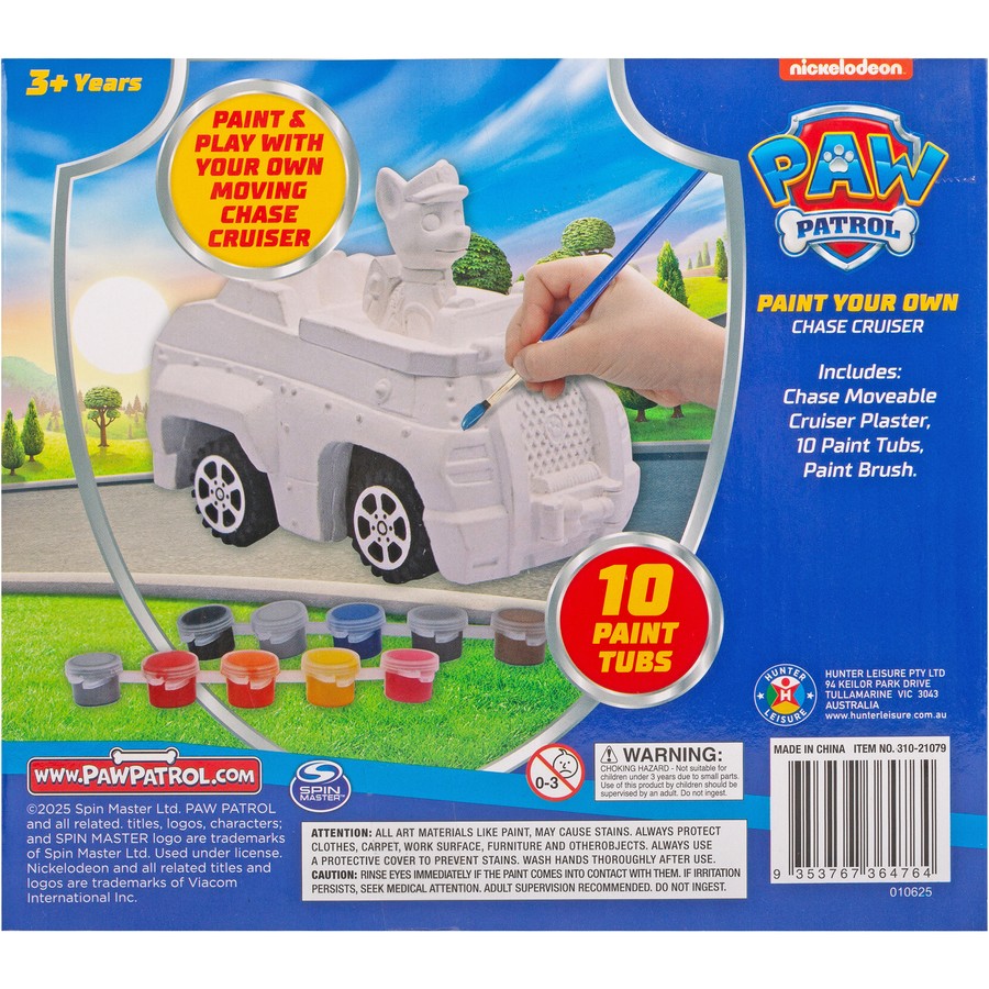 Paw Patrol Paint Your Own Chase Cruiser