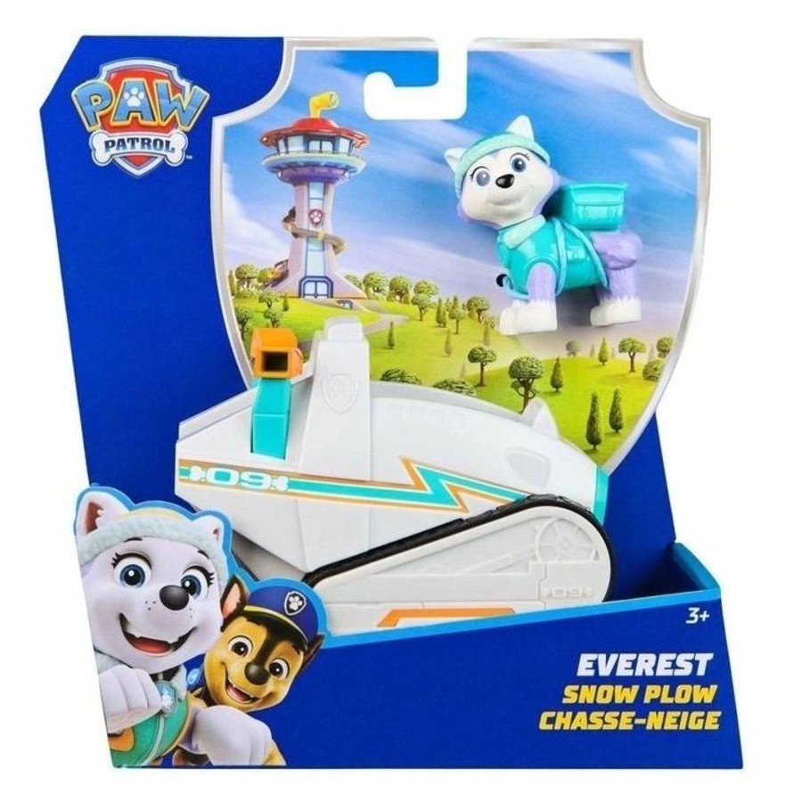 Paw Patrol Basic Vehicle With Pup Everest