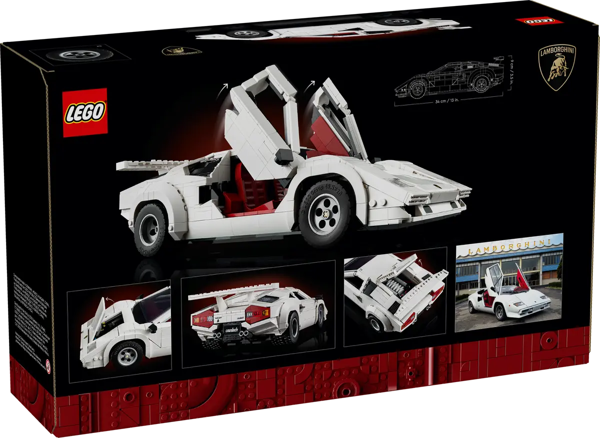Lego 10337 Icons Lamborghini Countach 5000 Quattrovalvole