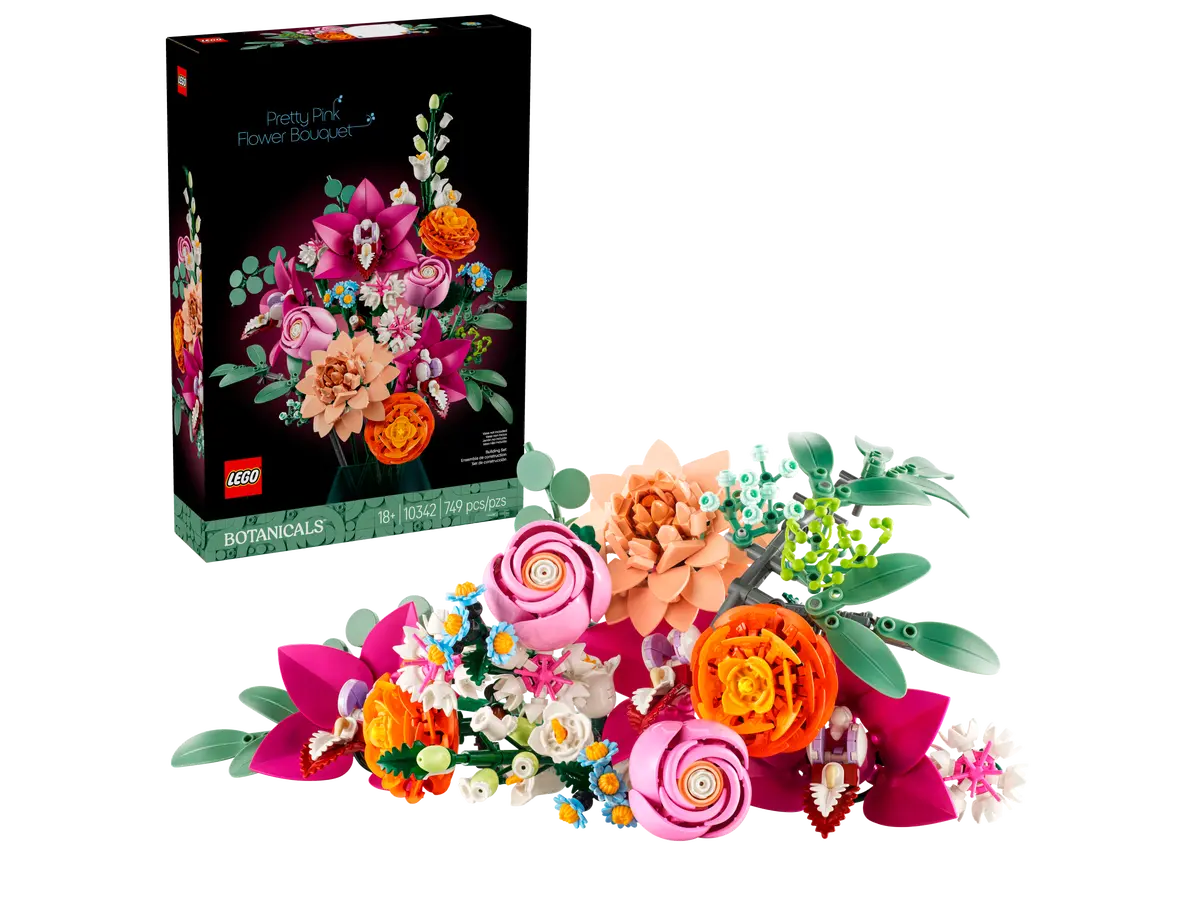 Lego 10342 Botanicals Pretty Pink Flower Bouquet