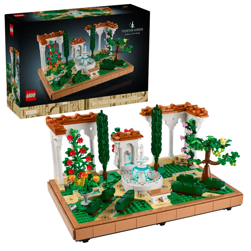 Lego 10359 Icons Fountain Garden