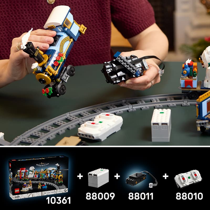 HTF Lego 10361 Icons Christmas Holiday Express Train Set