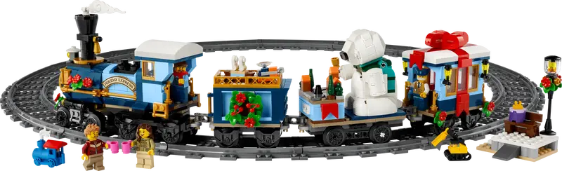 HTF Lego 10361 Icons Christmas Holiday Express Train Set