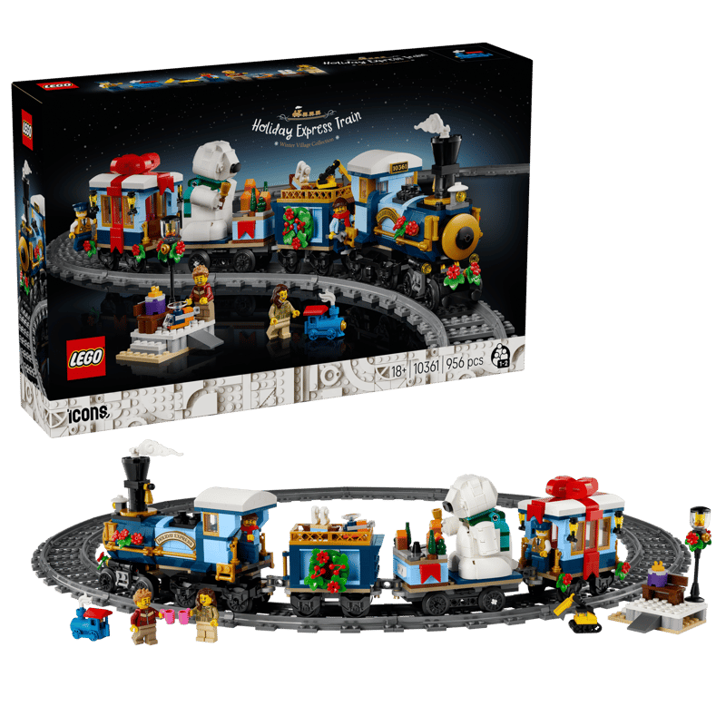 HTF Lego 10361 Icons Christmas Holiday Express Train Set