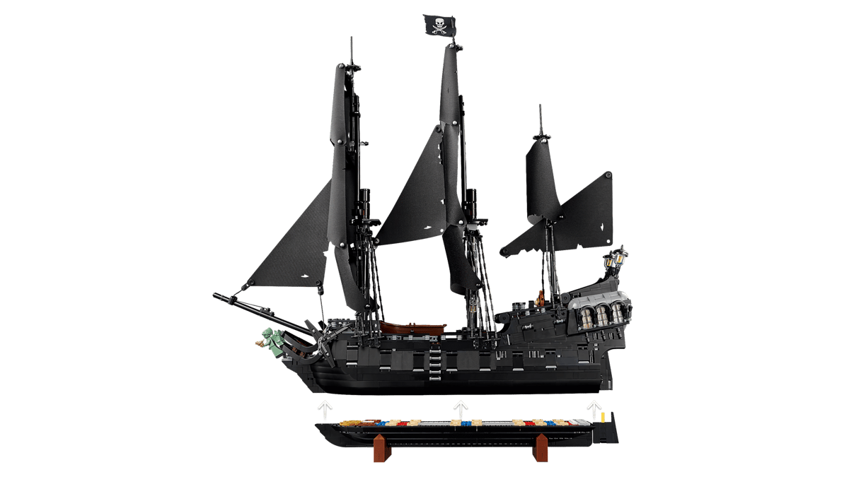 HTF Lego 10365 Captain Jack Sparrow's Pirate Ship