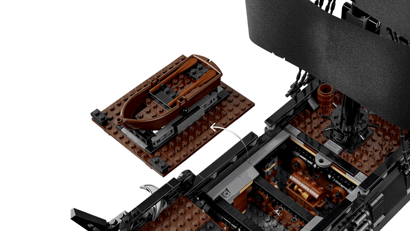 HTF Lego 10365 Captain Jack Sparrow's Pirate Ship