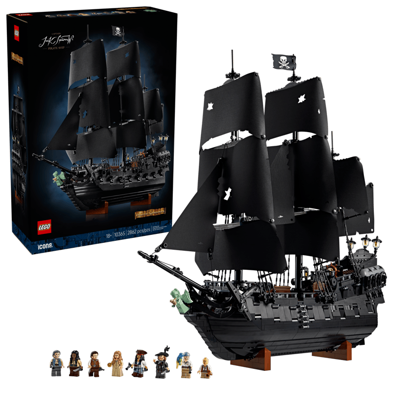 HTF Lego 10365 Captain Jack Sparrow's Pirate Ship