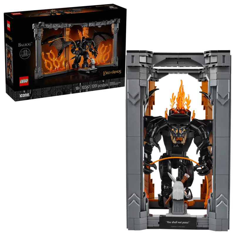 Lego 10367 Icons The Lord Of The Rings: Balrog Book Nook