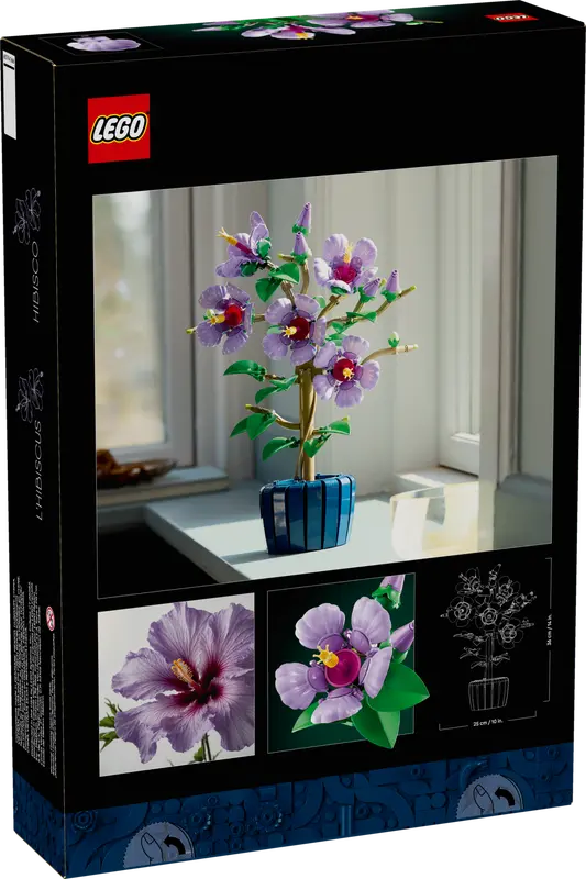 Lego 10372 Botanicals Potted Purple Hibiscus