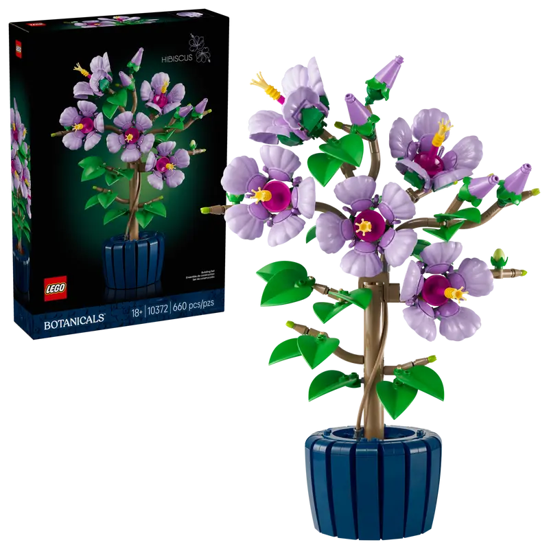 Lego 10372 Botanicals Potted Purple Hibiscus