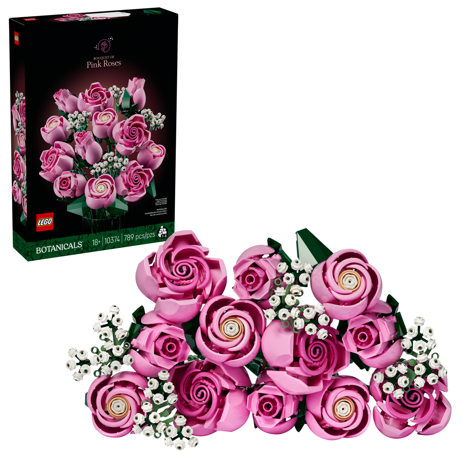 Lego 10374 Botanicals Bouquet of Pink Roses