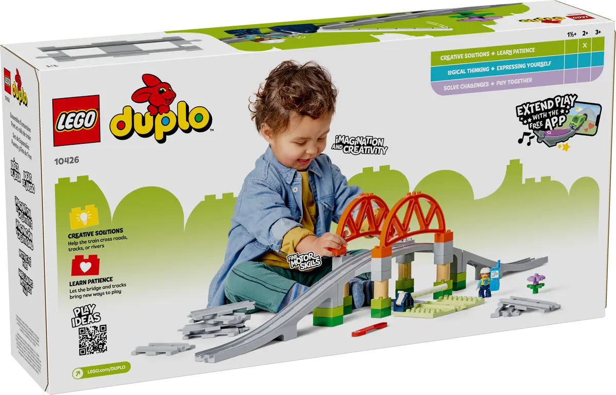 Lego 10426 Duplo Train Bridge and Track Expansion Set