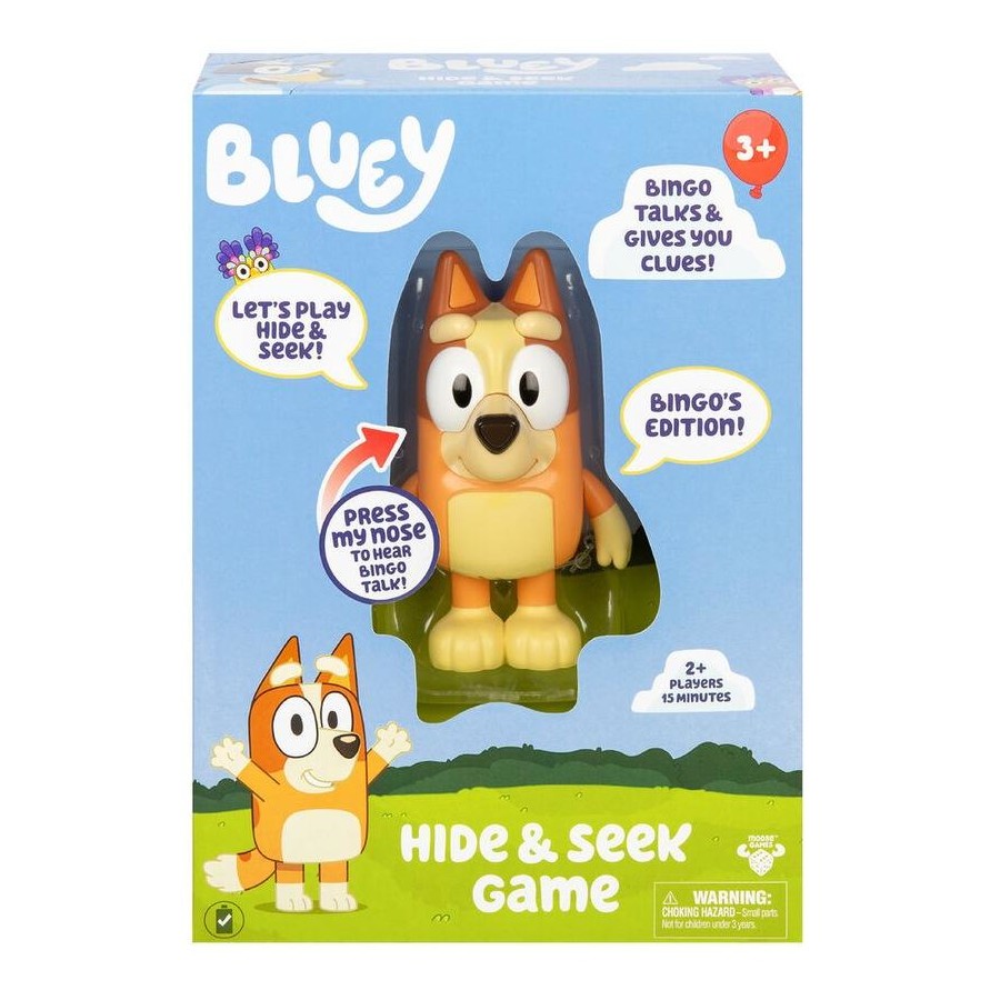 Bluey Hide and Seek Game - Bingo