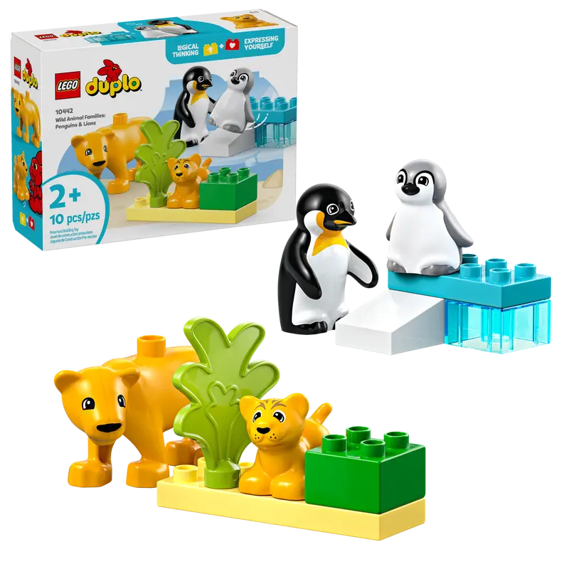 Lego 10442 Duplo Wild Animal Families - Penguins & Lions