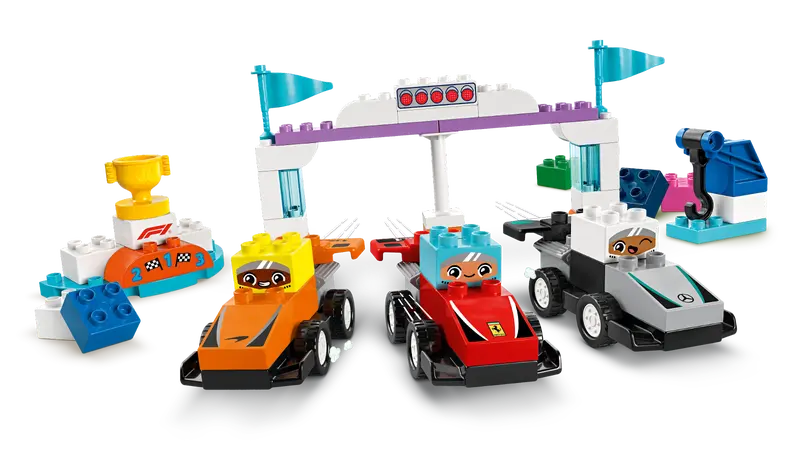 Lego 10445 Duplo F1® Team Race Cars &amp; Drivers