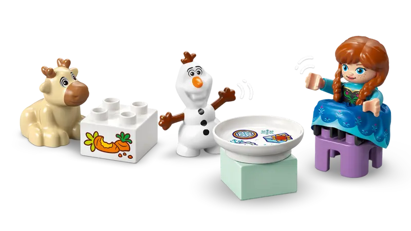 Lego 10455 Duplo Anna and Elsa&#39;s Frozen Castle Party