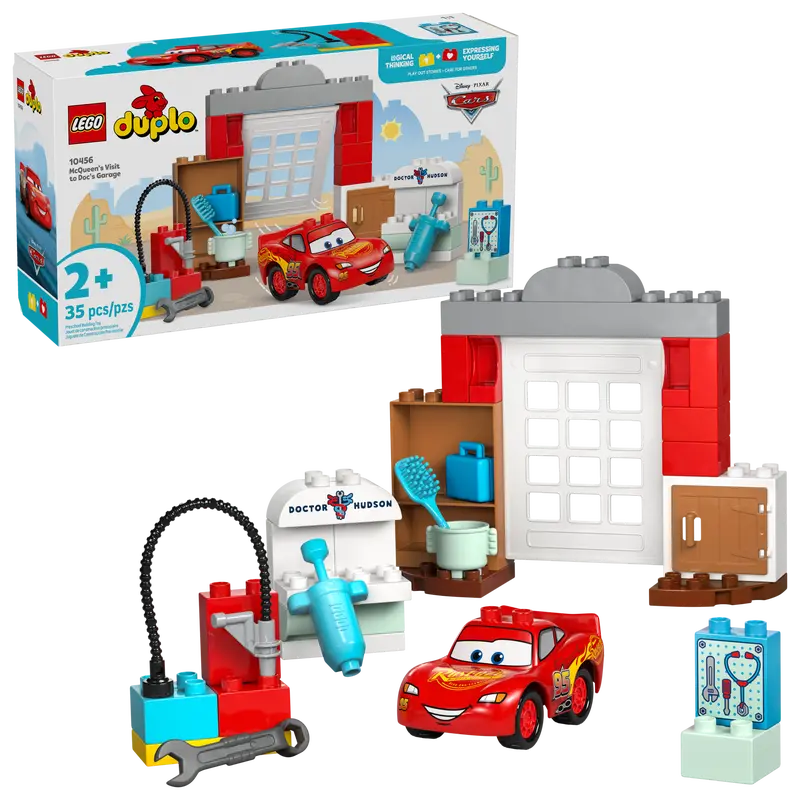 Lego 10456 Duplo Disney Cars McQueen's Visit to Doc's Garage