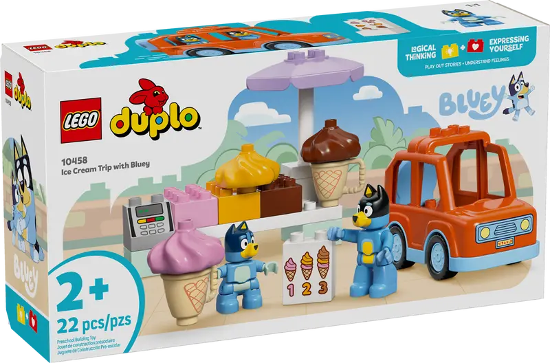 Lego 10458 Duplo Bluey Ice Cream Trip with Bluey