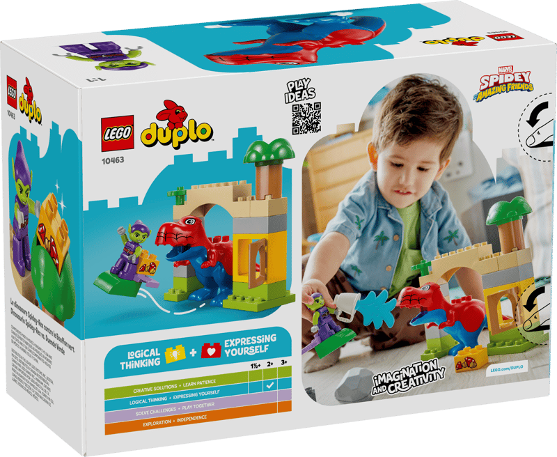 Lego 10463 Duplo Dinosaur Spidey Rex vs Green Goblin