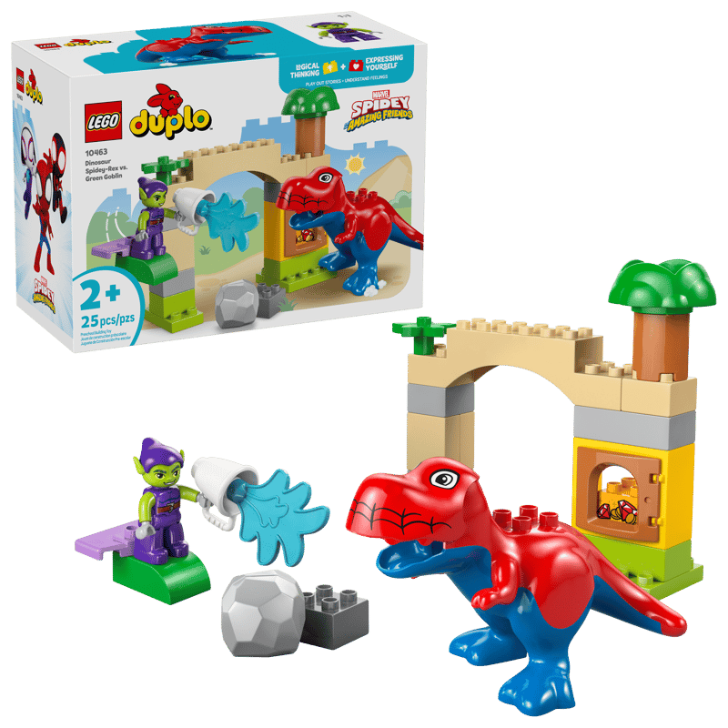 Lego 10463 Duplo Dinosaur Spidey Rex vs Green Goblin