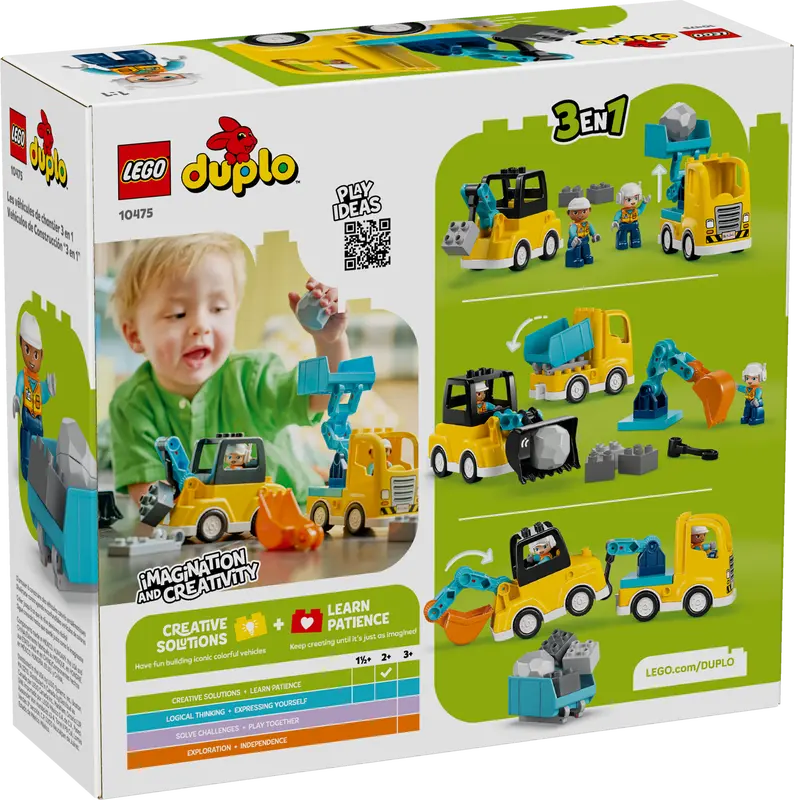 Lego 10475 Duplo 3 in 1 Construction Vehicles