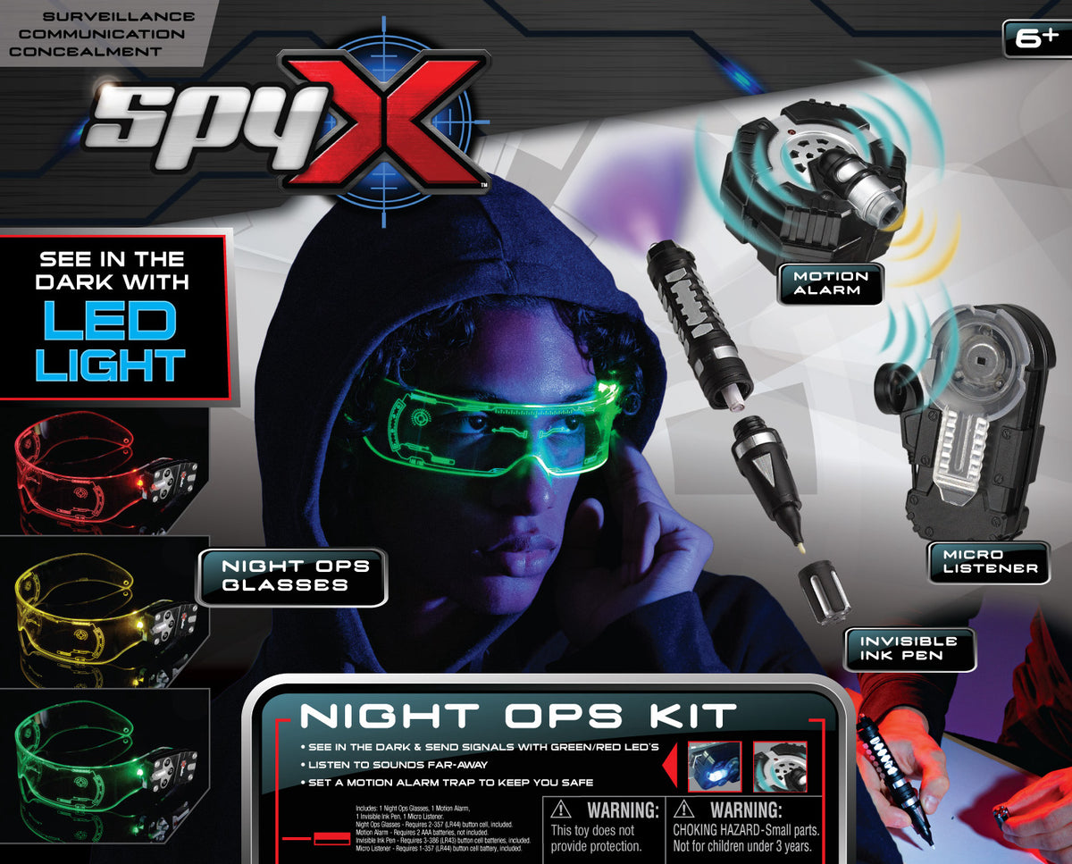 SpyX Night Ops Kit Req 2xAAA