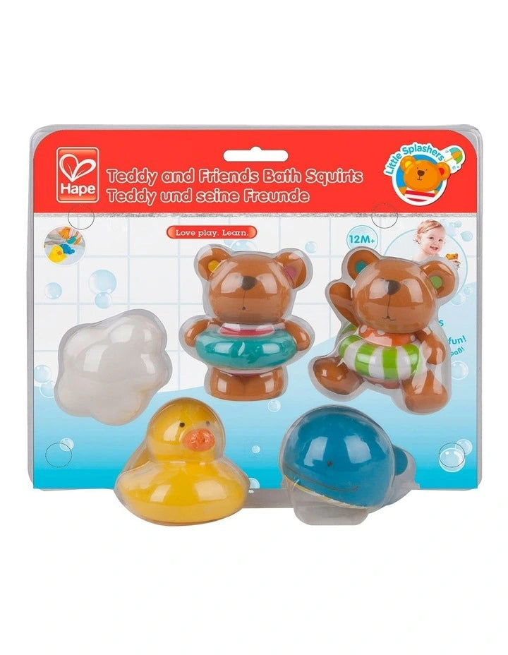 Hape Teddy and friends Bath Squirts