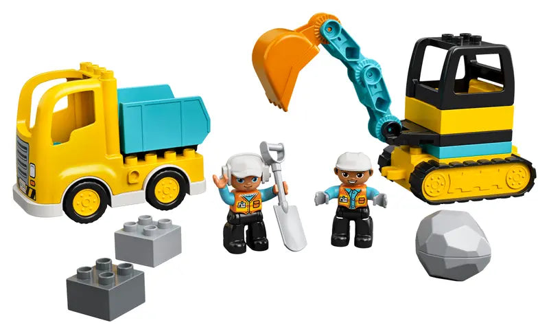 Lego 10931 Duplo Truck and Tracked Excavator