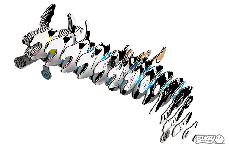 Eugy Cardboard Model Kit Dog - Hope