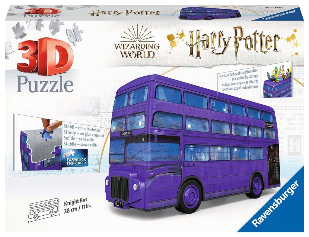 RB11158-9 Harry Potter Knight Bus 3D Puzzle 244pcs