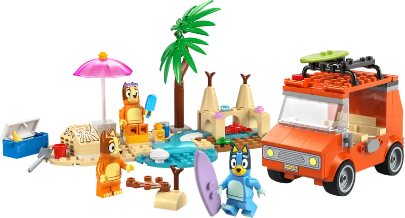 Lego 11202 Bluey's Beach & Family Car Trip