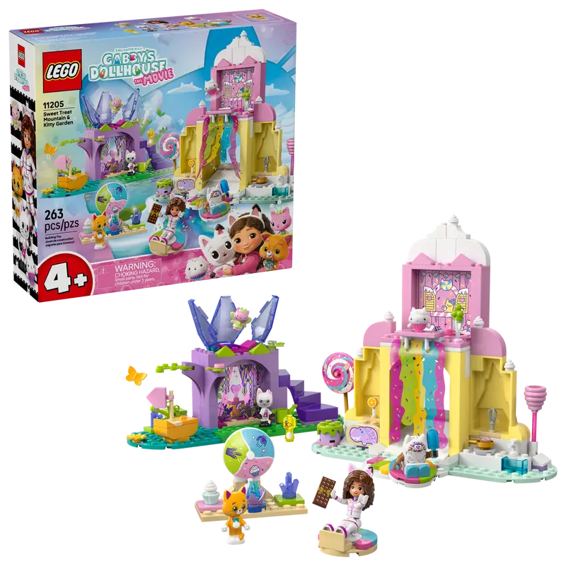 Lego 11205 Gabby&#39;s Dollhouse Sweet Treat Mountain and Kitty Garden