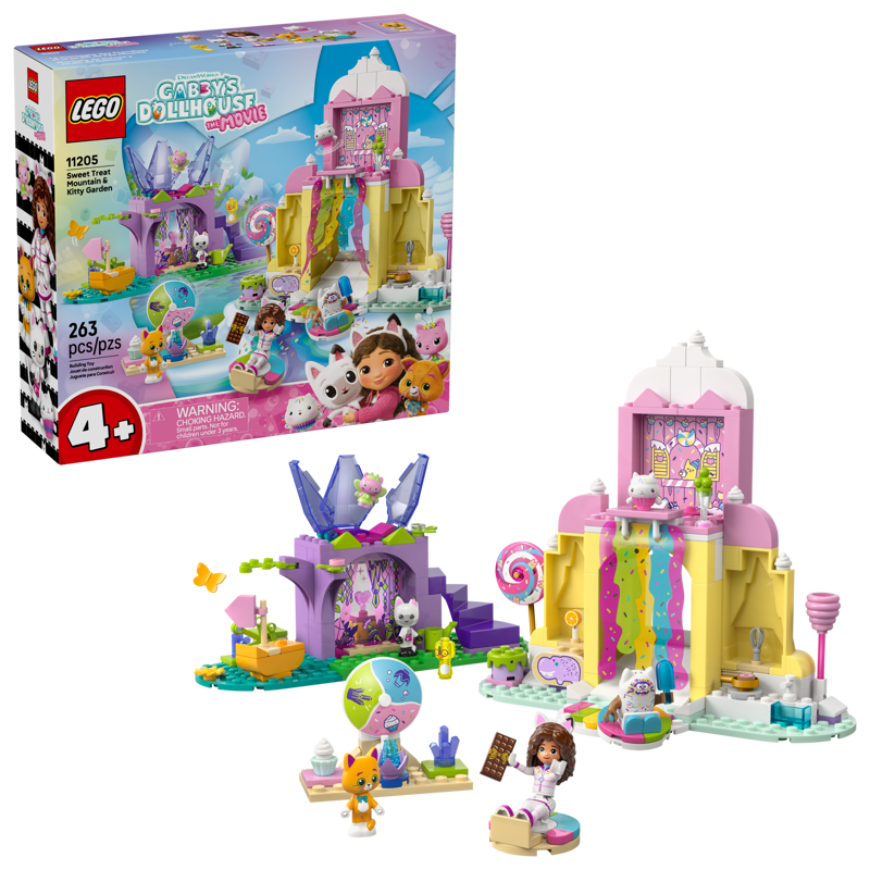 Lego 11205 Gabby's Dollhouse Sweet Treat Mountain and Kitty Garden