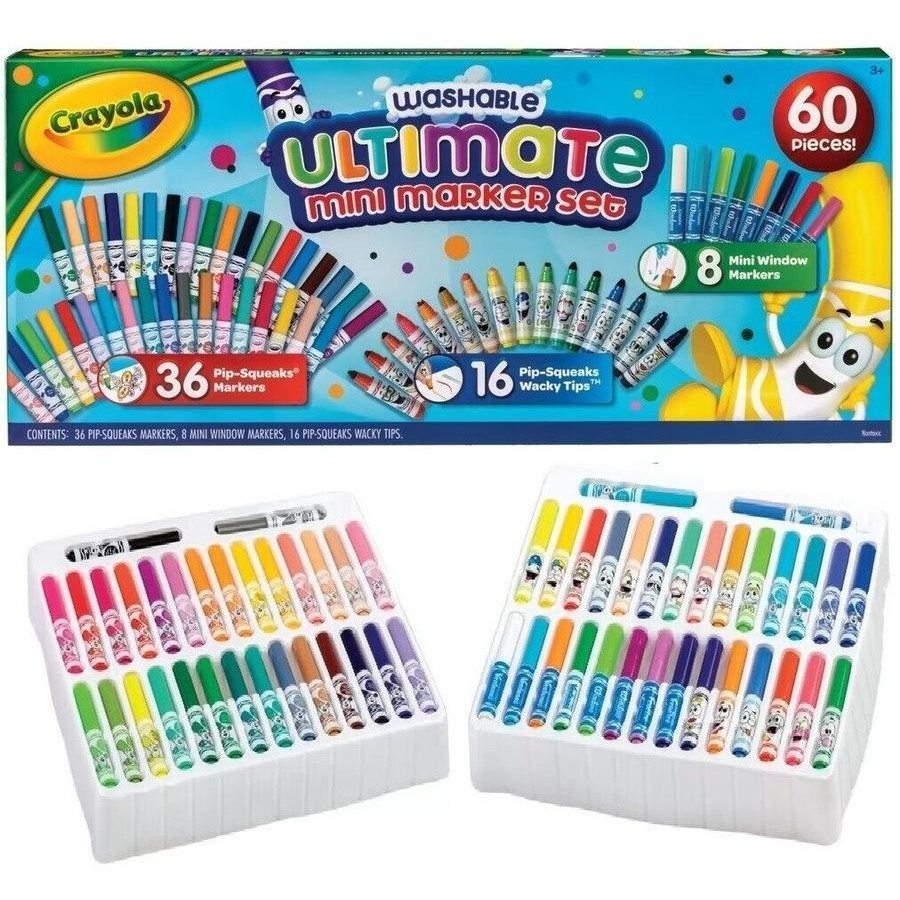 Crayola Washable Ultimate Mini Marker Set