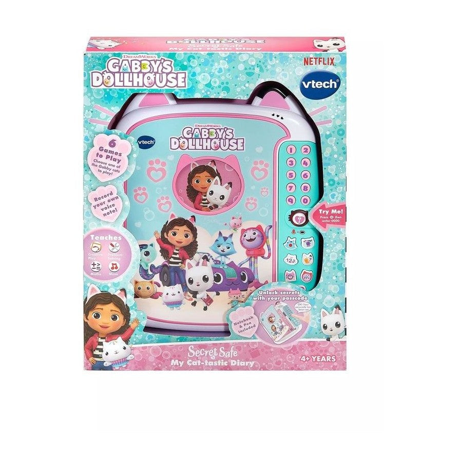 Vtech Gabby's Dollhouse Secret Safe My Cat-tastic Diary