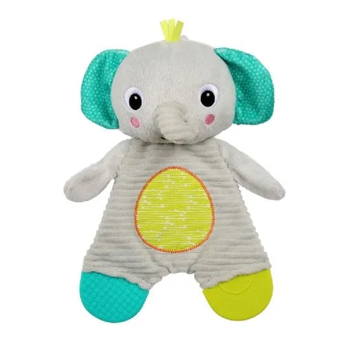 Bright Starts Snuggle &amp; Teethe Plush Teether Elephant/Giraffe