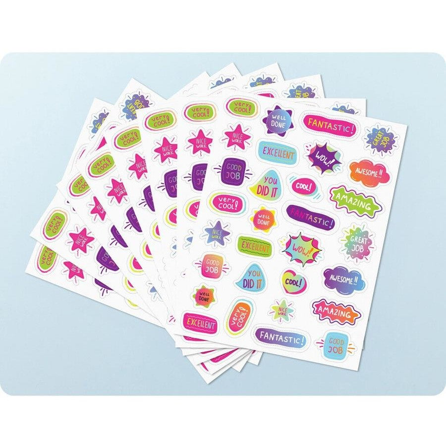 Bright Pop Of Praise Merit Stickers 240pk