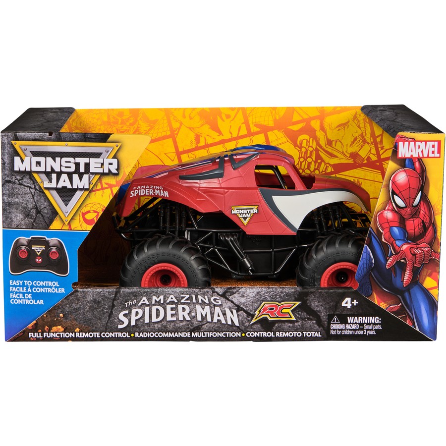 Monster Jam 1/24 R/C Spiderman req 5 x AAA batteries